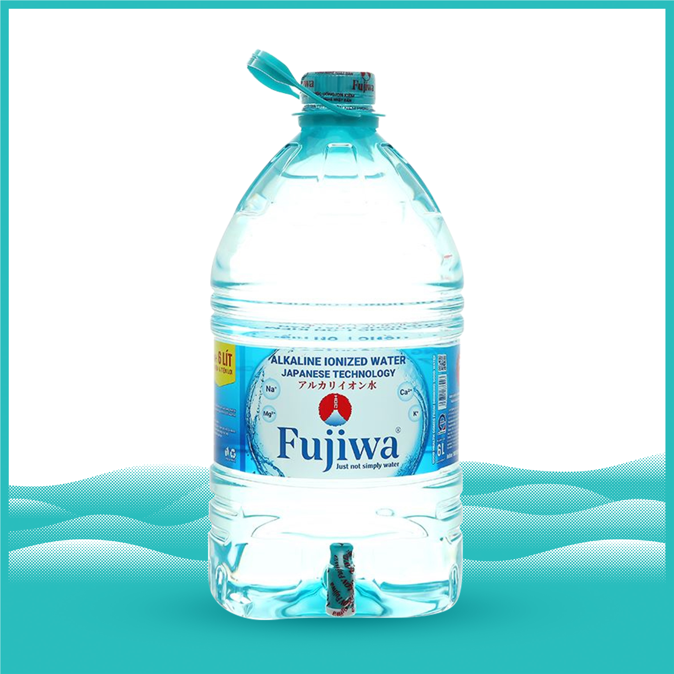 NƯỚC UỐNG I-ON KIỀM CAO CẤP FUJIWA BÌNH 6L